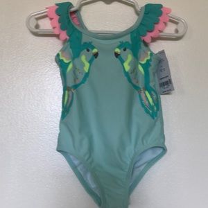 Carter’s baby bathing suit teal